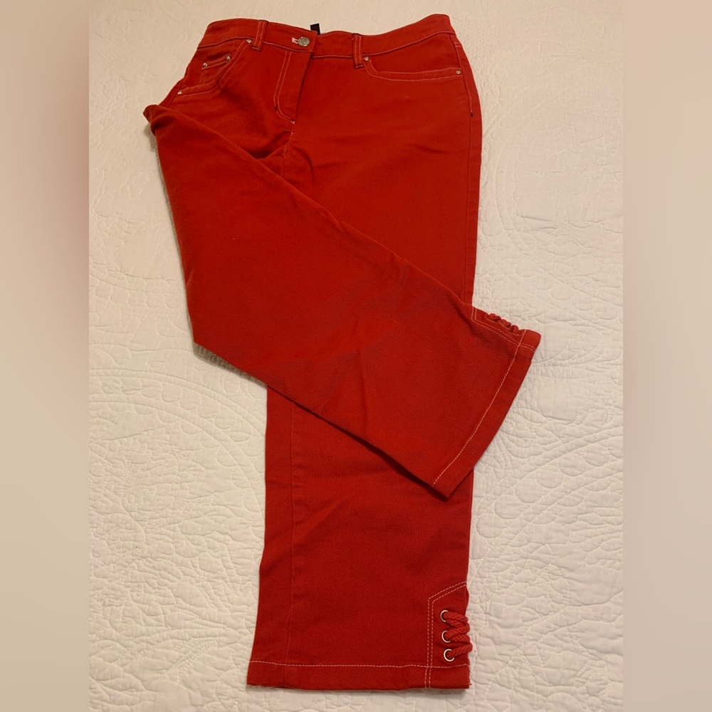 Jones NewYork Signature Petite Denim crop pants (8p) NWOT